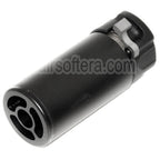 E&amp;C 94mm Warden QD Détachement rapide Silencieux avec Filetage -14mm CCW sens antihoraire Cache-Flamme