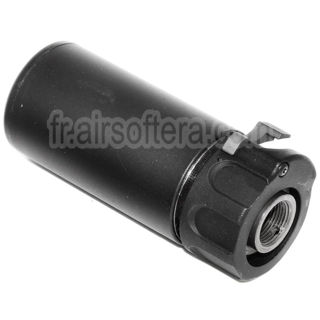 E&amp;C 94mm Warden QD Détachement rapide Silencieux avec Filetage -14mm CCW sens antihoraire Cache-Flamme