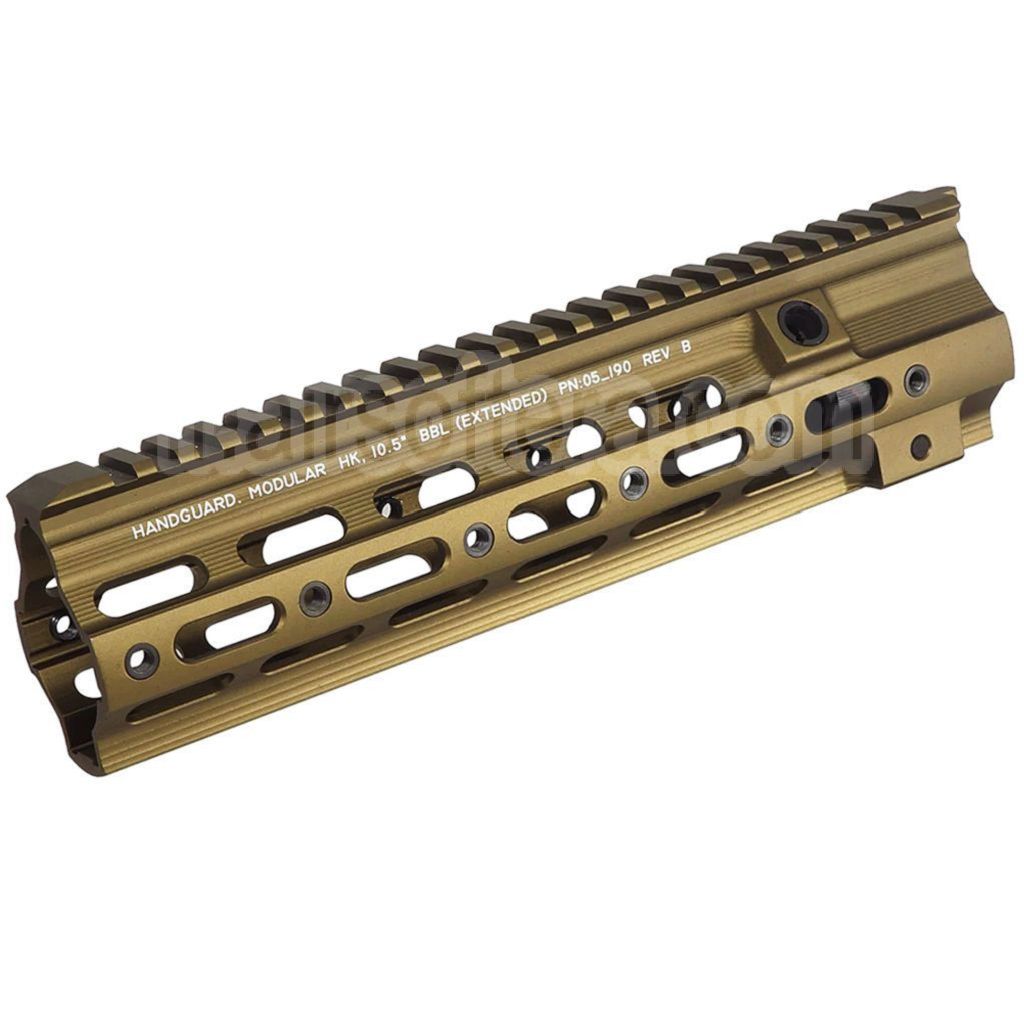 5KU 245mm CNC Aluminum SMR Tactical Rail de Garde-Main Convient pour VFC Umarex HK416 GBB Fusil Airsoft