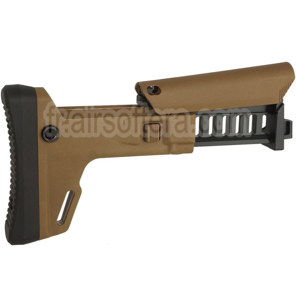 5KU ACR Style 7 Positions Pliage latéral Rétractable Crosse Convient pour LCT GHK AK74S AK104 AK105 Série Fusils Airsoft