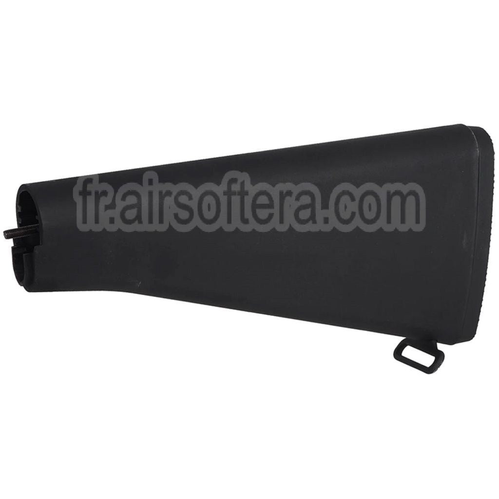 E&amp;C M16A2 Fixe Crosse Convient pour M4 M16 Série AEG Fusils Airsoft Noir