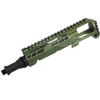 Kit de conversion de carabine 5KU Type-A avec M1913 Rail Crosse Adaptateur Convient pour Action Army AAP-01 Série GBB Pistolet Airsoft