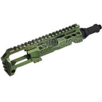 Kit de conversion de carabine 5KU Type-A avec M1913 Rail Crosse Adaptateur Convient pour Action Army AAP-01 Série GBB Pistolet Airsoft