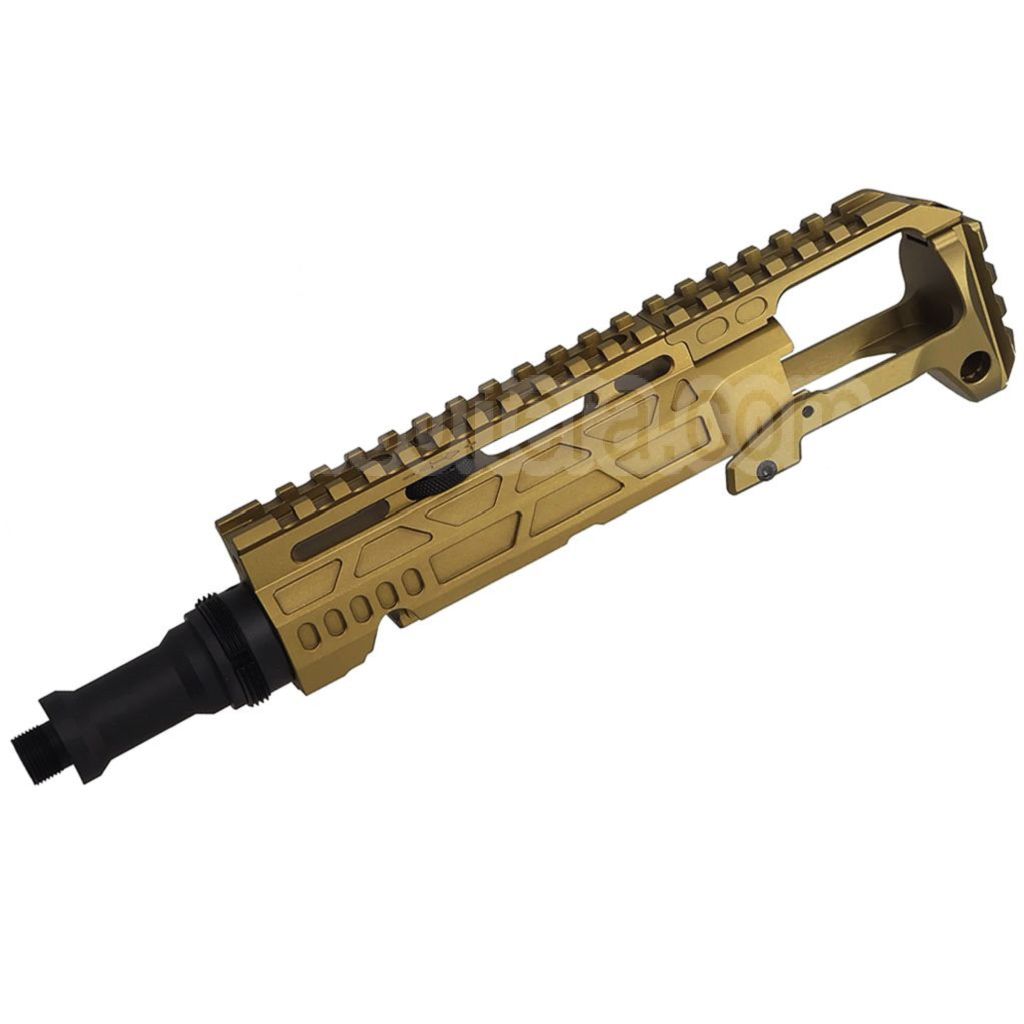 Kit de conversion de carabine 5KU Type-C avec M1913 Rail Crosse Adaptateur Convient pour Action Army AAP-01 Série GBB Pistolet Airsoft
