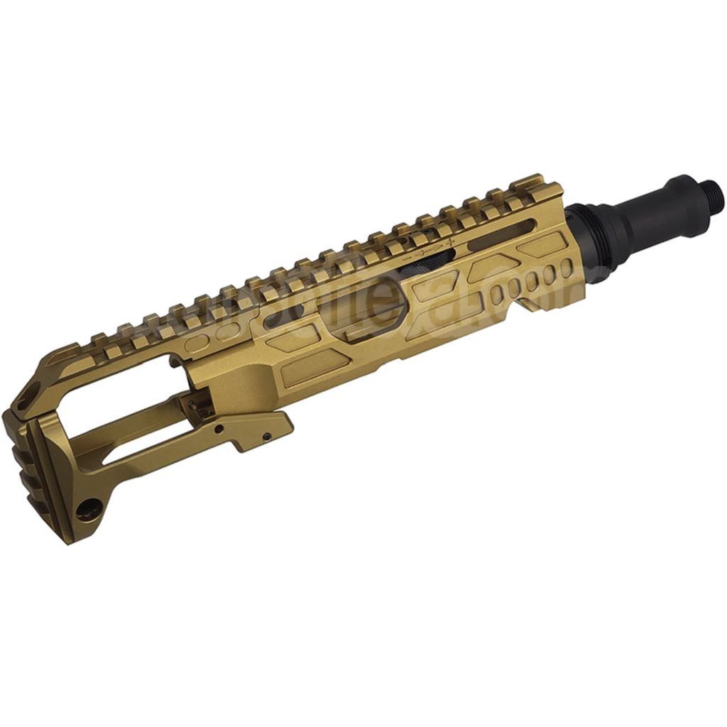 Kit de conversion de carabine 5KU Type-C avec M1913 Rail Crosse Adaptateur Convient pour Action Army AAP-01 Série GBB Pistolet Airsoft