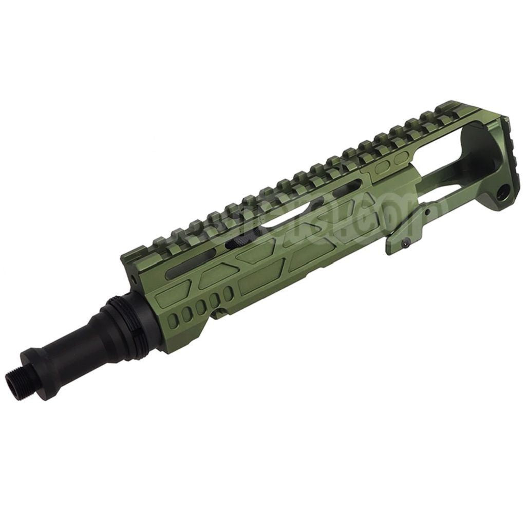 Kit de conversion de carabine 5KU Type-C avec M1913 Rail Crosse Adaptateur Convient pour Action Army AAP-01 Série GBB Pistolet Airsoft