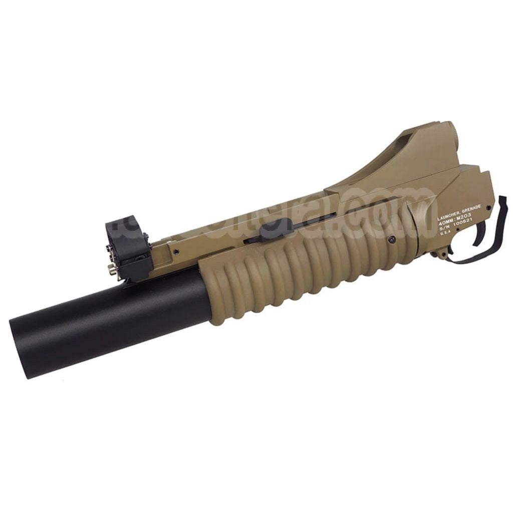 Lance-grenade E&amp;C 3 en 1 M203 à gaz de 40 mm (type canon long)